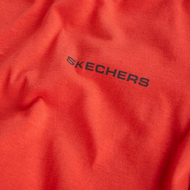 Skechers W New Basics Crew Neck Kadın Turuncu Günlük T-Shirt