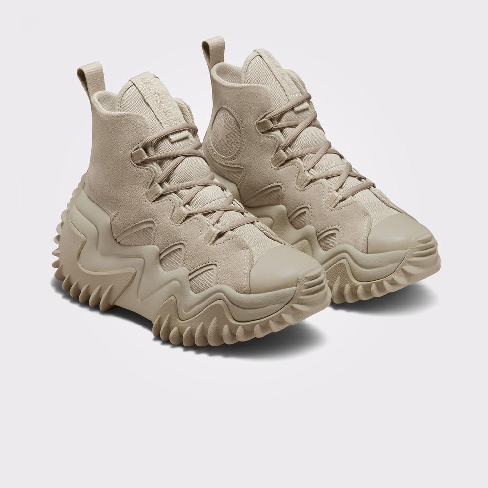 Converse Run Star Motion CX Overlay Platform Workwear Kadın Krem Sneaker