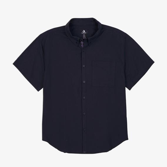 Converse Basic Woven Erkek Siyah T-Shirt