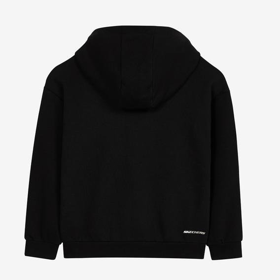 Skechers Lw Fleece Full Zip Çocuk Siyah Günlük Sweatshirt