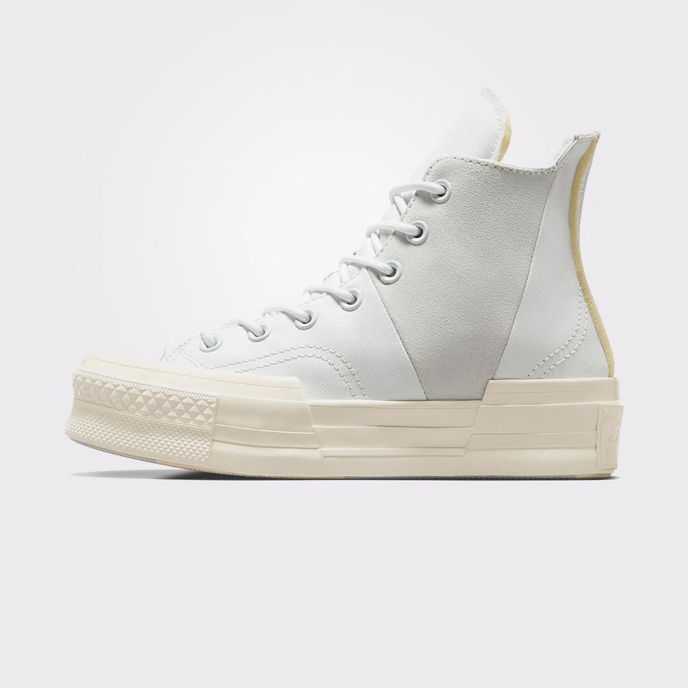 Converse Chuck 70 Plus Mixed Material Unisex Beyaz Günlük Sneaker