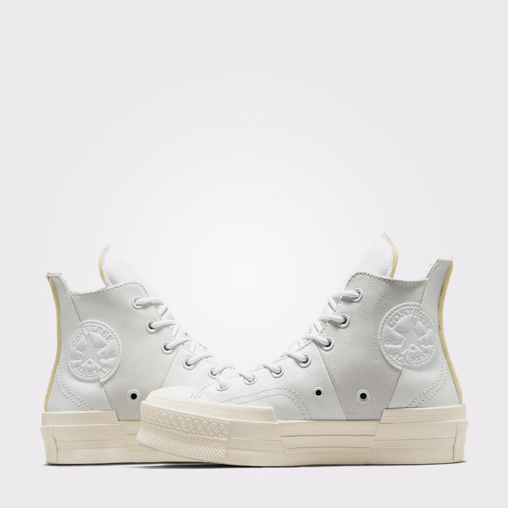 Converse Chuck 70 Plus Mixed Material Unisex Beyaz Günlük Sneaker