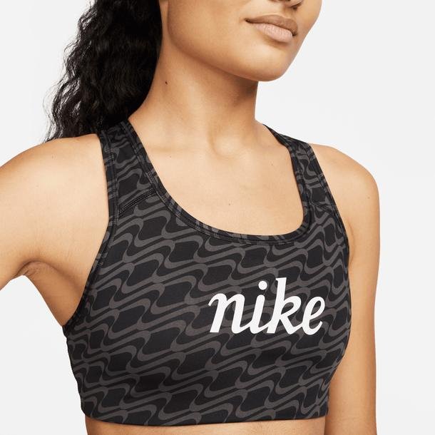 Nike Swoosh Icon Clash Kadın Siyah Günlük Bra