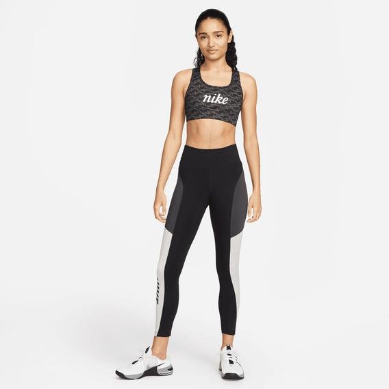 Nike Swoosh Icon Clash Kadın Siyah Günlük Bra
