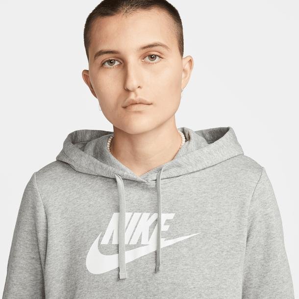 Nike Sportswear Club Fleece Kadın Gri Günlük Sweatshirt