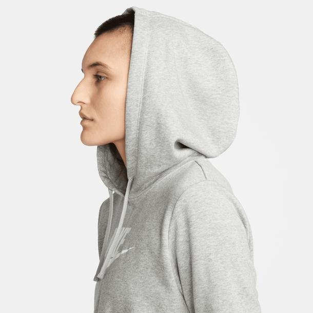 Nike Sportswear Club Fleece Kadın Gri Günlük Sweatshirt
