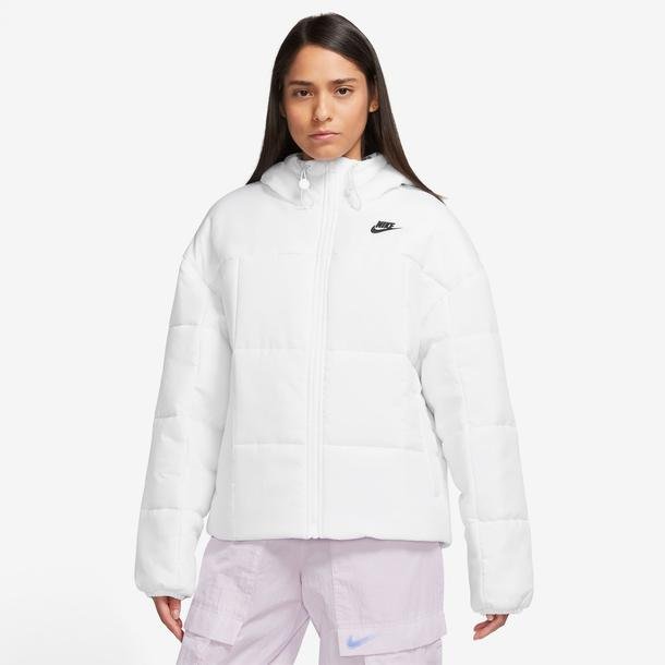 Nike Sportswear Classic Puffer Kadın Beyaz Günlük Mont