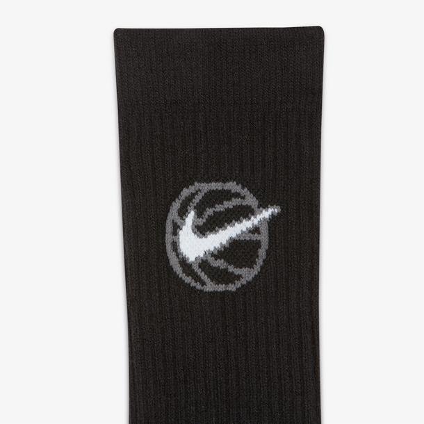 Nike Everyday Crew Unisex Siyah Basketbol Çorabı