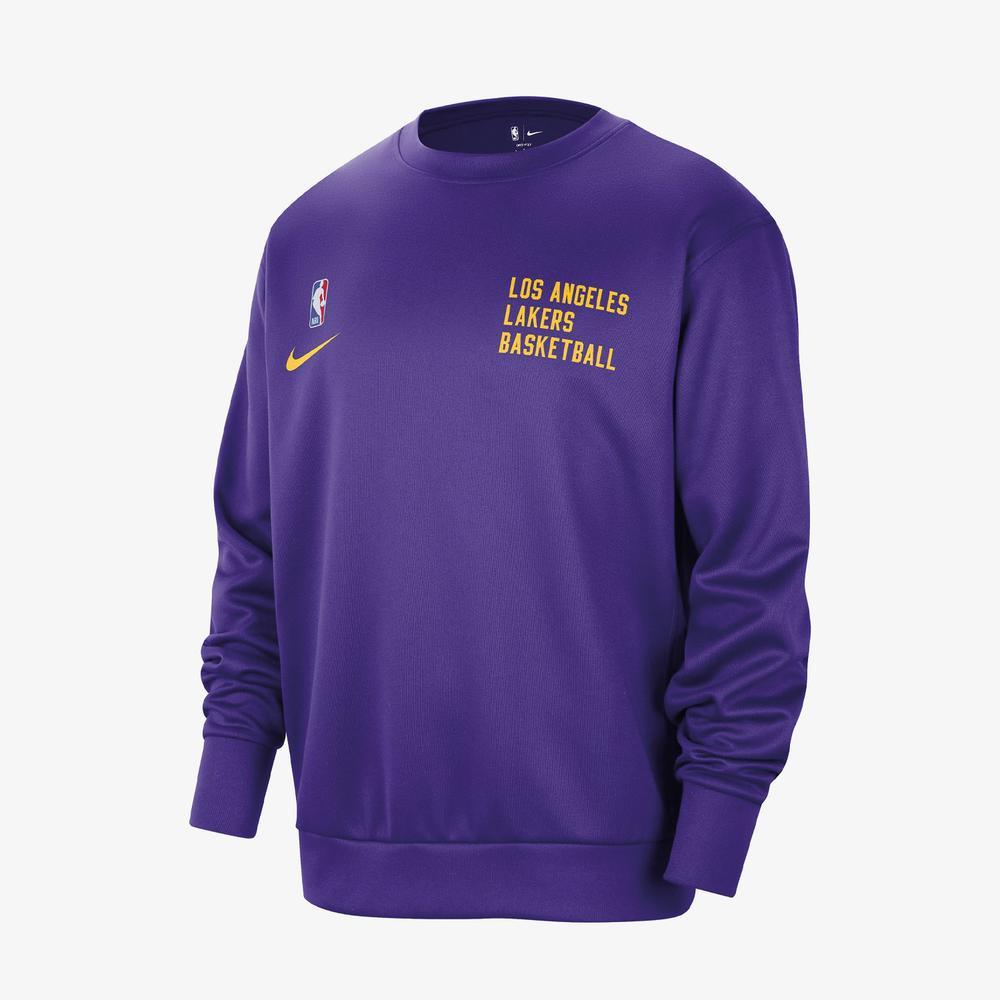 Nike Dri-FIT NBA Crew-Neck Erkek Mor Sweatshirt