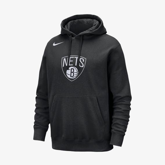 Nike Brooklyn Nets Club Erkek Siyah Günlük Sweatshirt