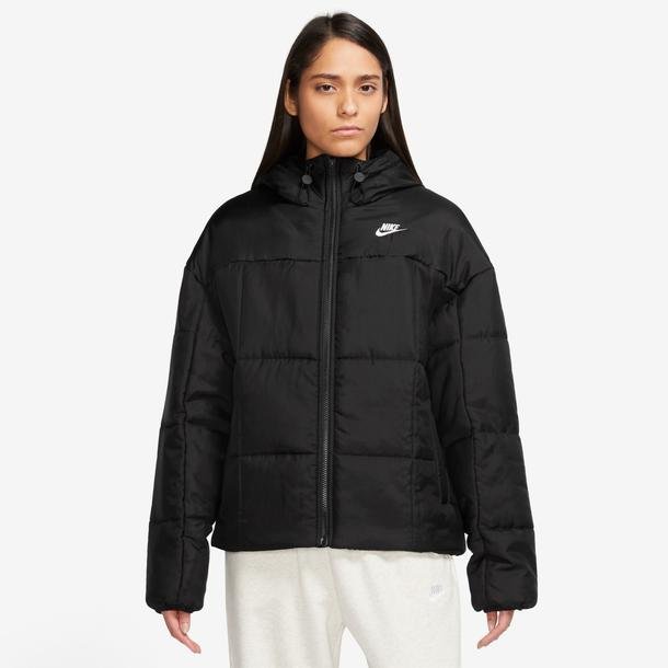 Nike Sportswear Classic Puffer Kadın Siyah Günlük Mont