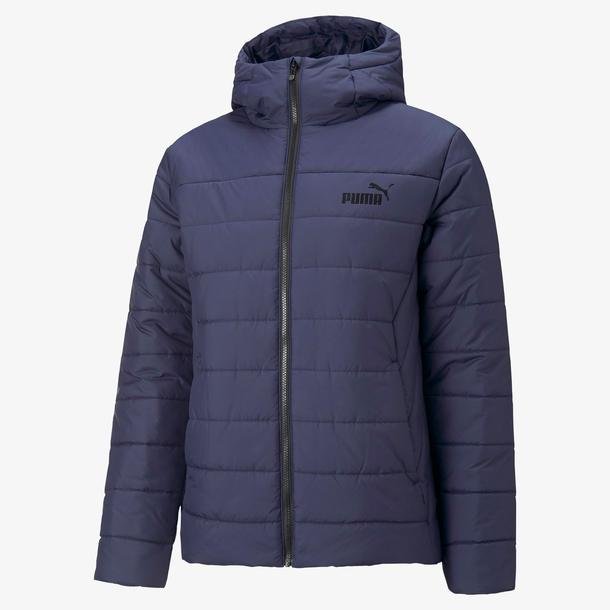 Puma Sportswear Essentials Full-Zip Erkek Mavi Günlük Mont