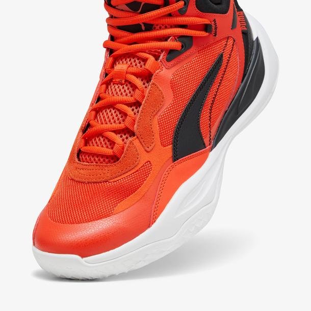 Puma Playmaker Pro Mid Erkek Kırmızı  Basketbol Ayakkabısı