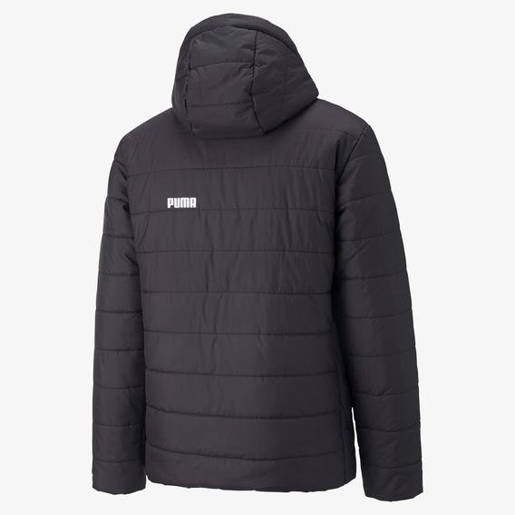 Puma Sportswear Essentials Full-Zip Hoodie Erkek Siyah Günlük Mont
