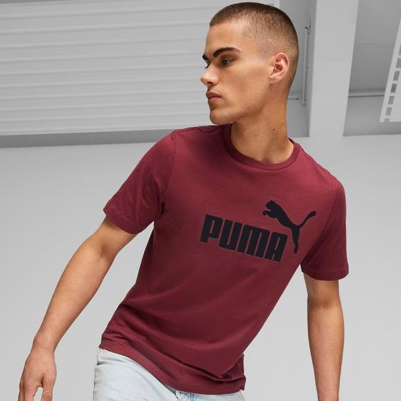 Puma Ess Logo Erkek Turuncu Günlük T-Shirt