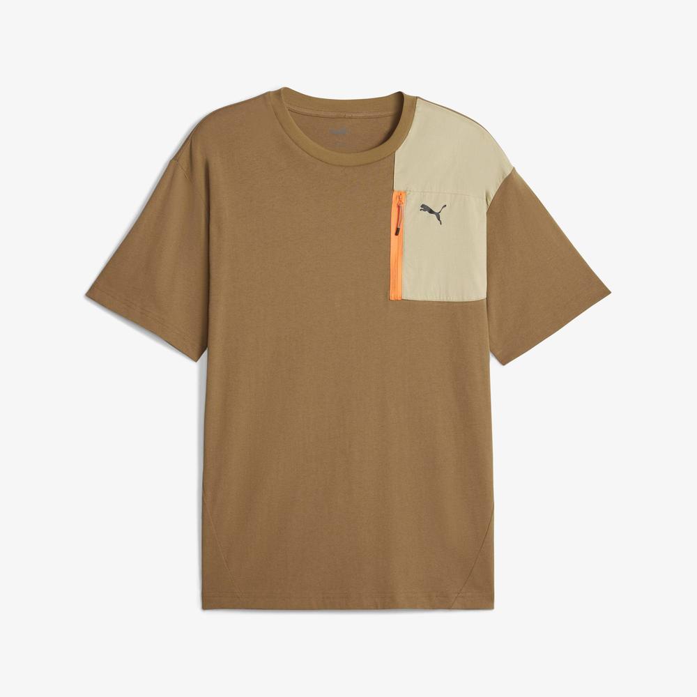 Puma Open Road Erkek Kahverengi Günlük T-Shirt