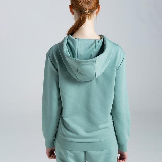 Kappa Authentic Mia Kadın Yeşil Günlük Fermuarlı Sweatshirt