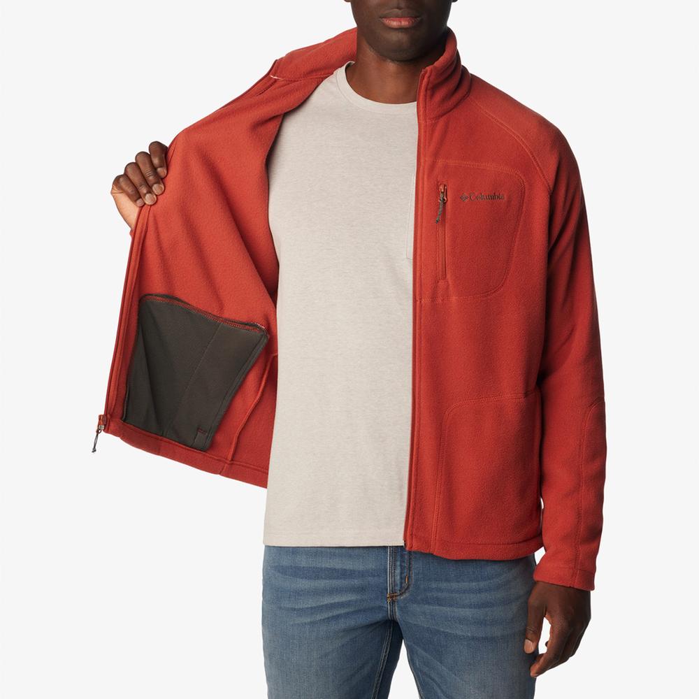 Columbia Fasttrek Full Zip Fleece Erkek Kırmızı Outdoor Polar