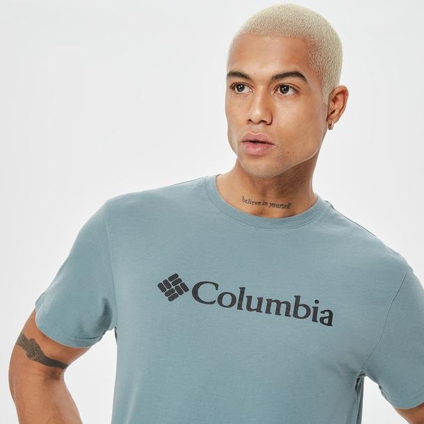 Columbia CSC Basic Erkek Yeşil Günlük T-Shirt