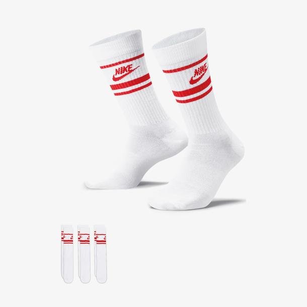 Nike Everyday Essential 3'Lü Unisex Beyaz Çorap