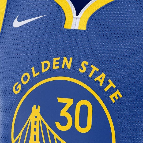 Nike Golden State Warriors Icon Edition 2022/23 Erkek Mavi Basketbol Forması