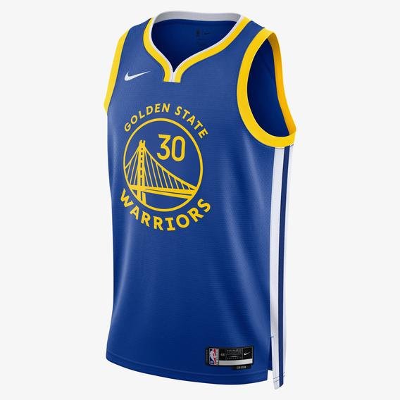 Nike Golden State Warriors Icon Edition 2022/23 Erkek Mavi Basketbol Forması