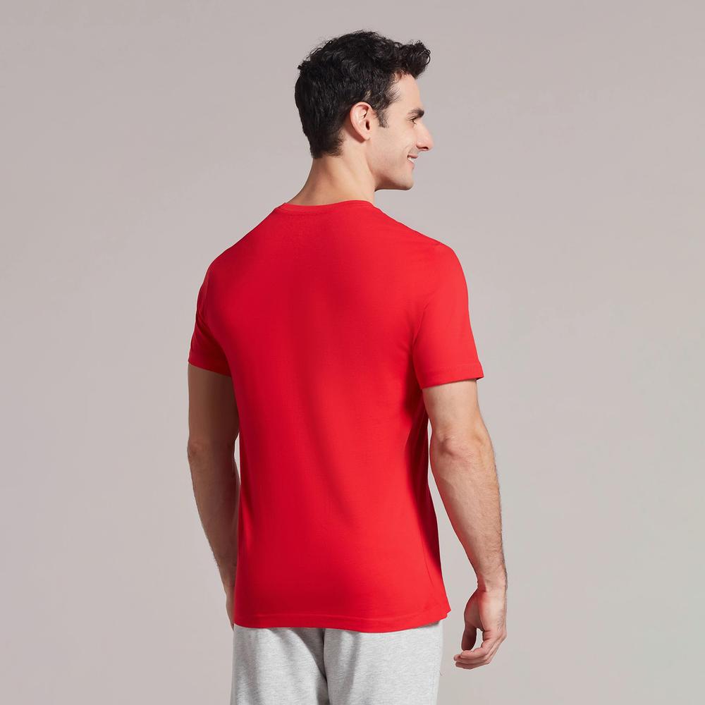 Skechers New Basics Crew Neck Erkek Kırmızı Günlük T-Shirt