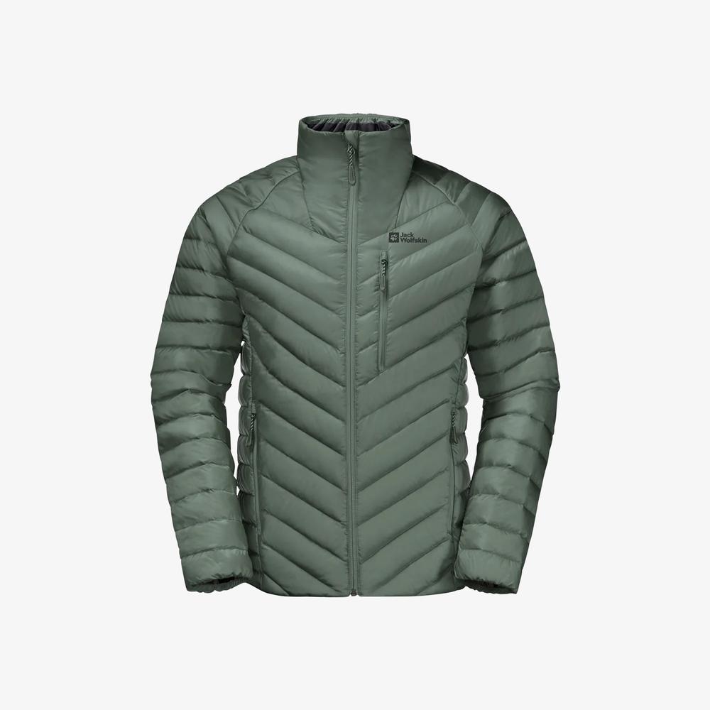 Jack Wolfskin Passamani Down Erkek Yeşil Outdoor Mont