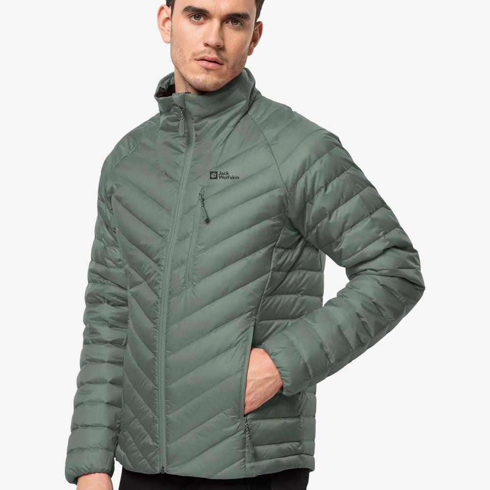 Jack Wolfskin Passamani Down Erkek Yeşil Outdoor Mont