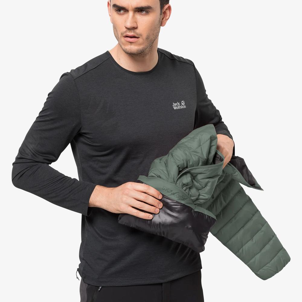 Jack Wolfskin Passamani Down Erkek Yeşil Outdoor Mont