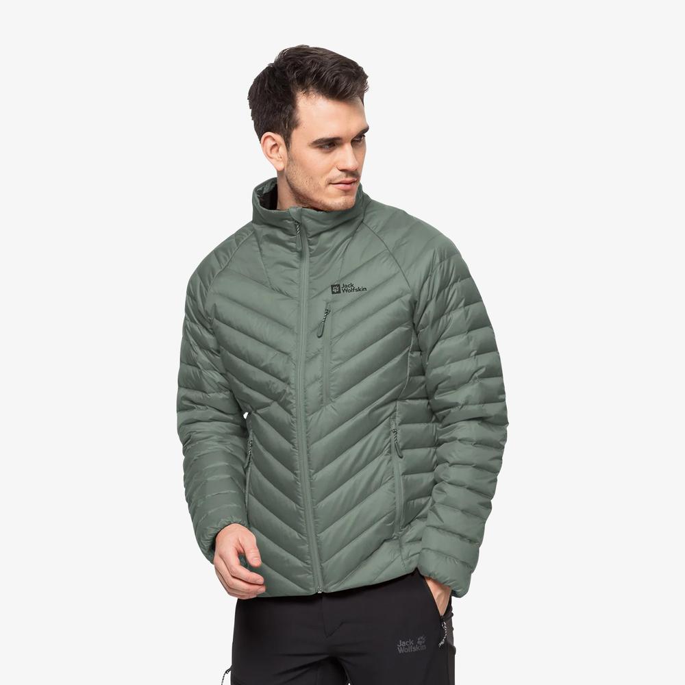 Jack Wolfskin Passamani Down Erkek Yeşil Outdoor Mont