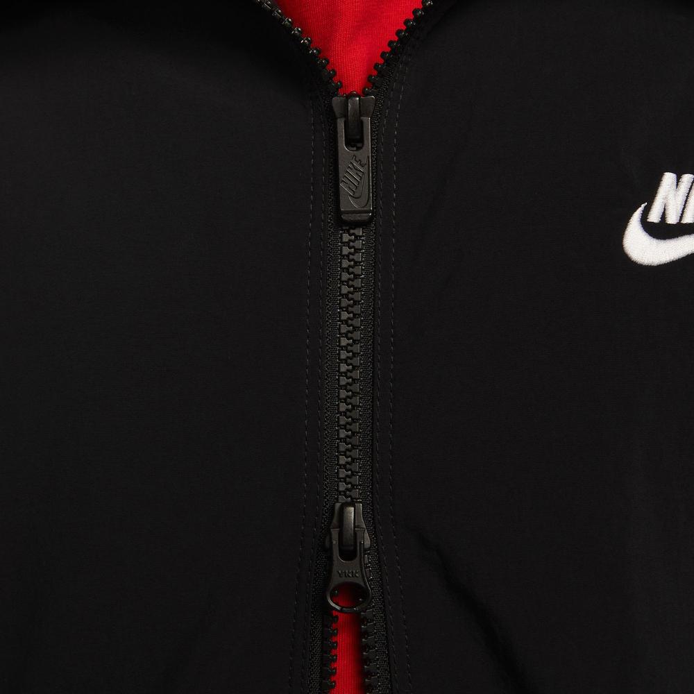 Nike Club Woven Full Zip Erkek Siyah Ceket