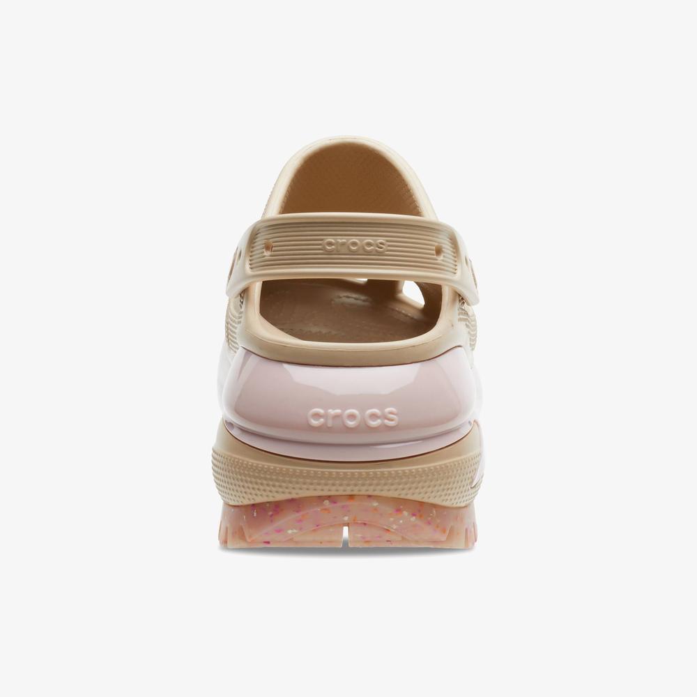 Crocs Classic Mega Crush  Kadın Bej Terlik