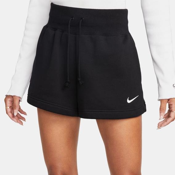 Nike Sportswear Phoenix Fleece Kadın Siyah Günlük Şort