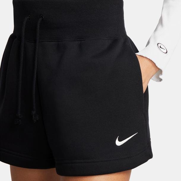 Nike Sportswear Phoenix Fleece Kadın Siyah Günlük Şort