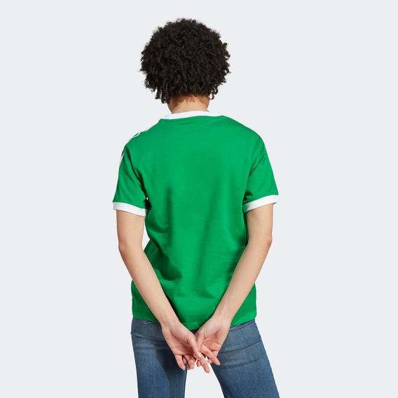 adidas 3 Stripes Kadın Yeşil T-Shirt