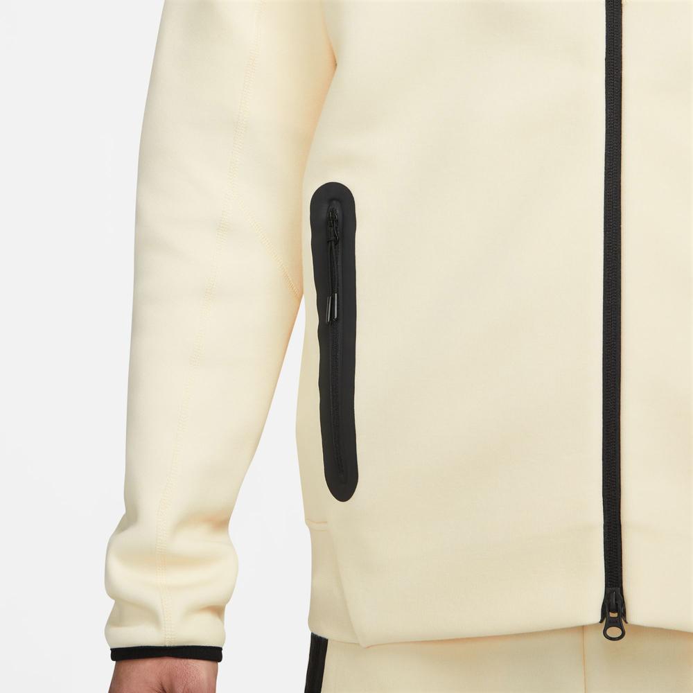 Nike Tech Fleece Full Zip Windrunner Erkek Bej Eşofman Üstü