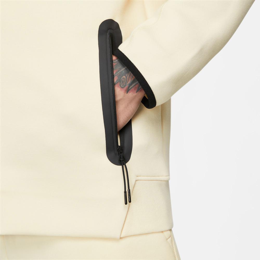Nike Tech Fleece Full Zip Windrunner Erkek Bej Eşofman Üstü