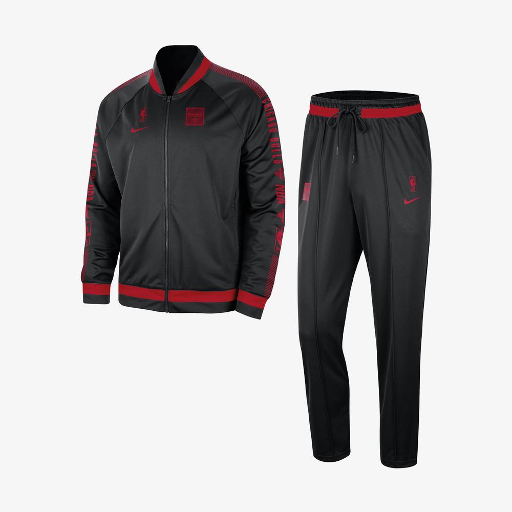 Nike Chicago Bulls Starting 5 Dri-FIT NBA Erkek Siyah Eşofman Takımı