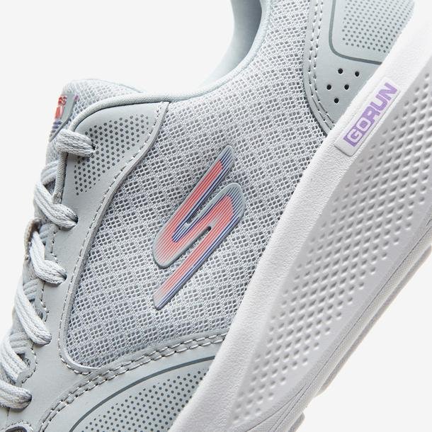 Skechers Go Run Elevate-Xylon Kadın Gri Koşu Ayakkabısı