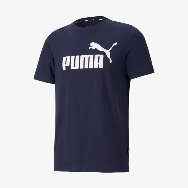 Puma Essential Erkek Mavi Günlük T-Shirt