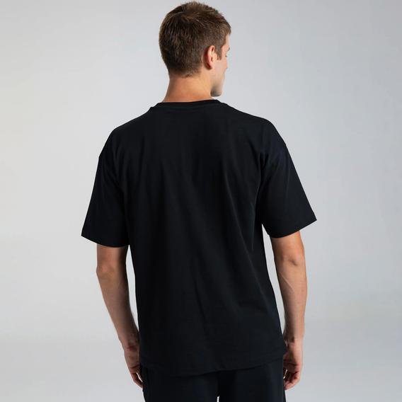 Kappa Authentic Graphik Gerry Erkek Siyah Günlük T-Shirt