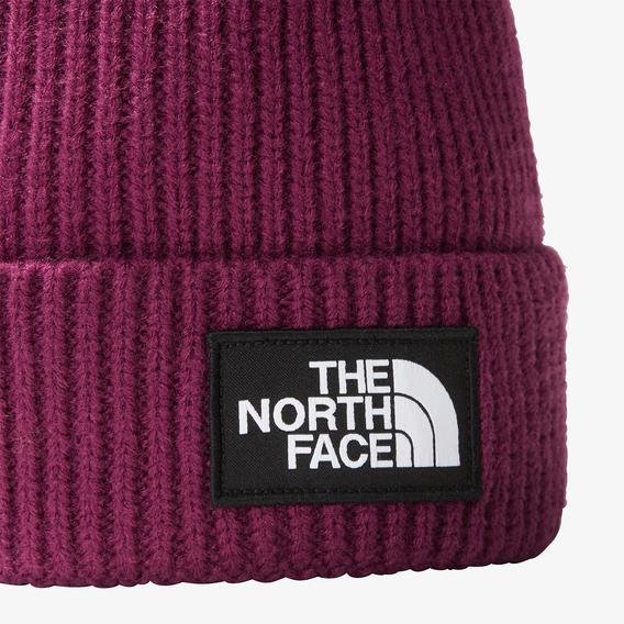 The North Face Logo Box Cuffied Unisex Mor Bere
