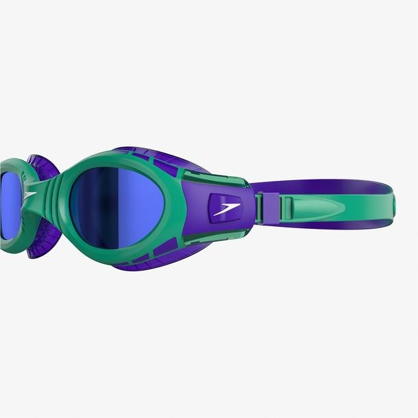 Speedo Futura Biofuse Flexiseal Aynalı Çocuk Mor Yüzücü Gözlüğü