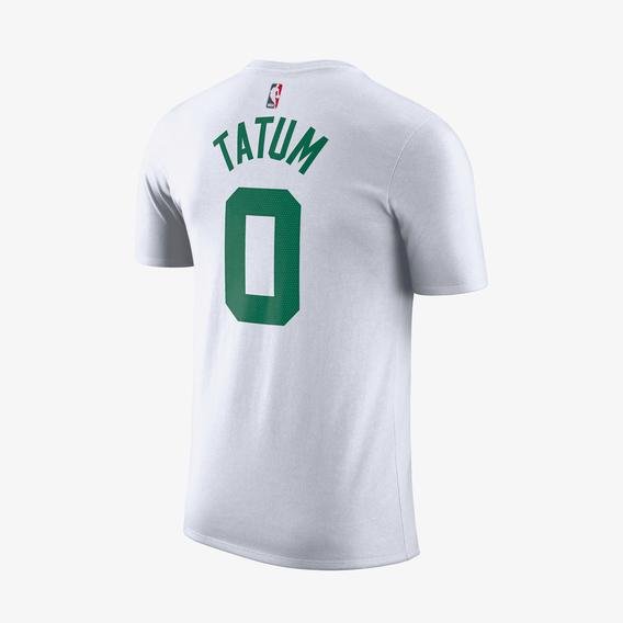 Nike Boston Celtics Erkek Beyaz Basketbol T-Shirt