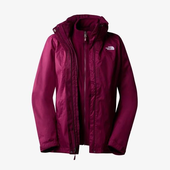 The North Face Evolve II Triclimate Kadın Mor Outdoor Mont