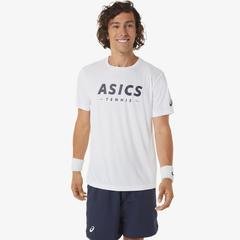 Asics Court Grapic Erkek Lacivert Tenis T-Shirt