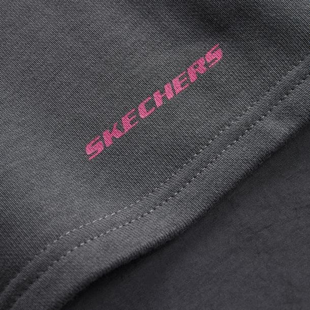 Skechers Lw Fleece Full Zip Kadın Gri Günlük Sweatshirt