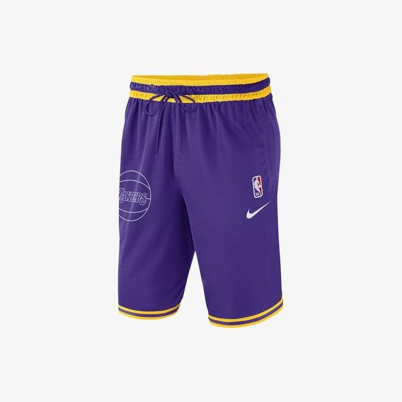Nike Los Angeles Lakers Erkek Mor Basketbol Şortu