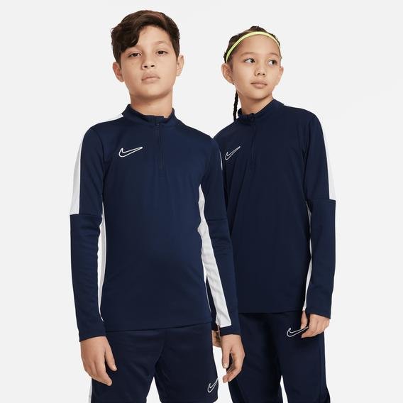 Nike Dri-Fit Academy23 Çocuk Mavi Futbol Sweatshirt